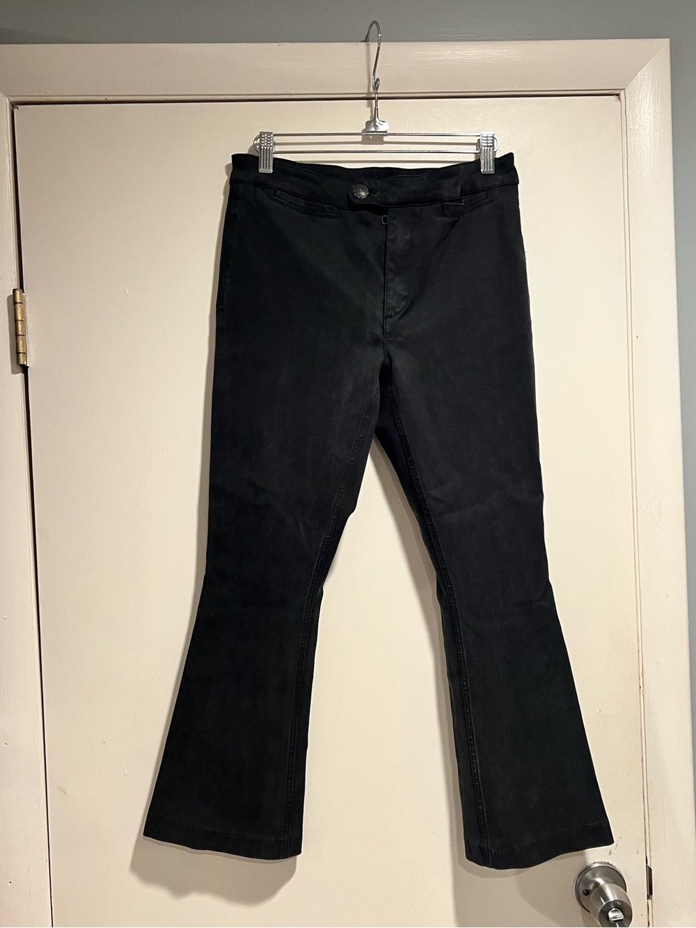 Free People Black Boot Cut Flare Pants. Size 6